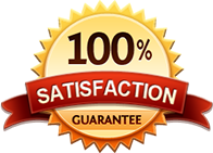100 percent sastisfaction